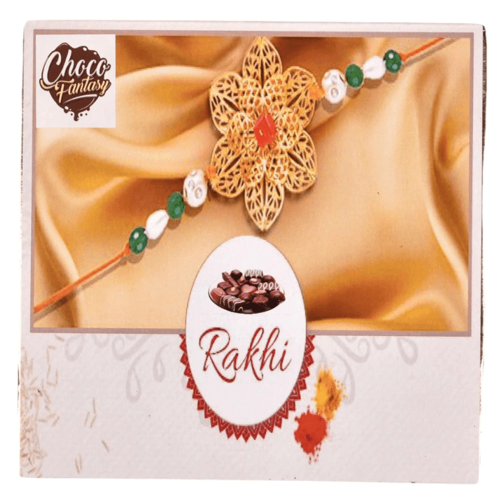 A Choco Fantasy Rakhi chocolate gift box